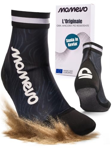 MOMEVO® Beachmates PRO Chaussettes Beach-Volley Kevlar | Avec semelle en Kevlar et protection efficace contre le froid