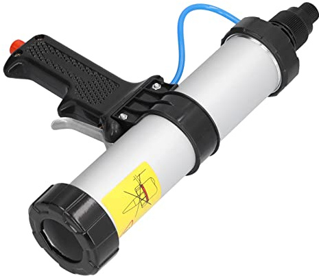 MasYosh Pneumatische Kartuschenpistole, Professionelle Luftdruck-Klebepistole mit Luftdruckregler, für Gebäudedekoration, Solar-Photovoltaik-Elektronikgeräte