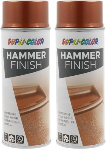 DUPLI-COLOR 467431 HAMMER FINISH kupfer 400 ml (Packung mit 2)