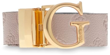 GUESS Gürtel Jena Adjustable And Reversible Pant Belt W105 Light Rose Multi schwarz rosa kürzbar wendbar