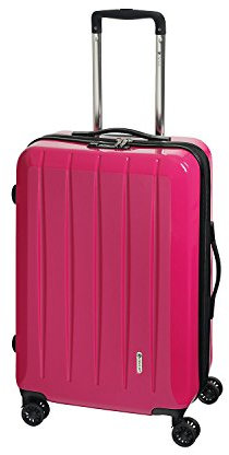 CHECK.IN London 2.0-4-Rollen-Trolley 67 cm pink
