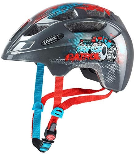 uvex finale jr. - leichter Fahrradhelm für Kinder - individuelle Größenanpassung - erweiterbar mit LED-Licht - force patrol - 51-55 cm