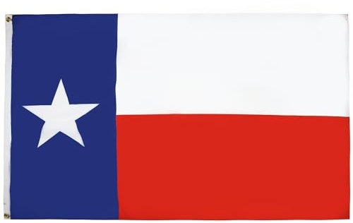 AZ FLAG Bandiera Texas 150x90cm - Gran Bandiera Stato Americano – USA - Stati Uniti 90 x 150 cm Poliestere Leggero - Bandiere