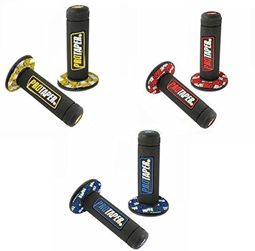 MOMOALA Motocicleta Dirt Pit Bike Manija De Freno De Goma para Manillar 7/8 Pulgadas - Rojo