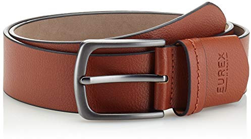 EUREX by Brax Herren Style Gürtel, Cognac, 674 (Herstellergröße: 90)
