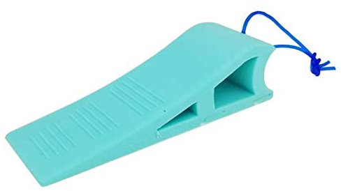 Maya Star 3 Pcs Mobile Rubber Door Stopper Wedge Door Non Slip Block Jam Catcher Strong Gripper Office Home - Blue