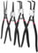 4Pc 13 Circlip Pliers Set XL Circlip snap Ring Pliers Internat External 90