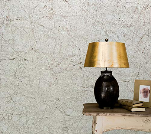 Tapete Beige Marmor für Schlafzimmer Wohnzimmer oder Küche 100% Made in Germany Premium Vlies Qualität 10,05 X 0,53m