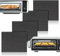 Palksky Air Fryer Oven Liners 4 PCS Compatible with Ninja Foodi SP101 SP201 SP301, Non-Stick Air Fryer Toaster Oven Mat(14 * 12inch) Reusable Microwave Bottom of Gas & Electric Oven Baking Mat
