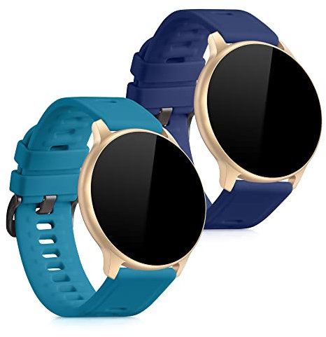 kwmobile Bracelet compatible avec AGPTEK LW11 bracelet - 2x bracelet de rechange en silicone pour fitness tracker