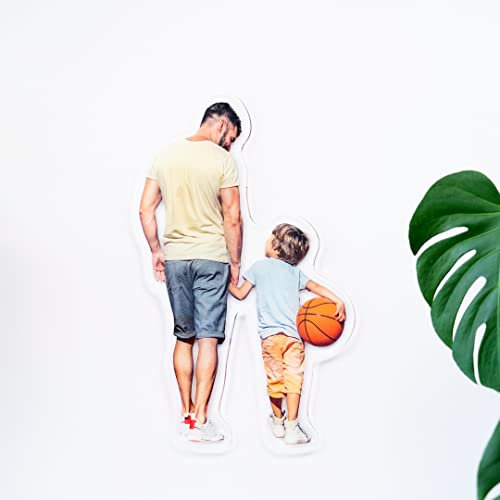 Plexipeople - Dein personalisierbares Wandbild - Dein Foto auf 100% recyceltem Acrylglas - Einzigartige Dekoration für Deine Wände (40 x 45 cm)