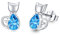 Katze Ohrringe 925 Sterling Silber Tier Zirkon Ohrringe Katze Ohrstecker Hypoallergene Ohrstecker Schmuck Geschenk für Damen Mädchen Frauen Kinder