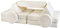 Velinda Spielsofa Modulsofa Spielmöbel modulares Kindersofa Familienmöbel Bausteine-Set (Farbe: cremefarben)