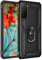 Max Power Digital Funda para móvil Samsung Galaxy S21 FE 5G con Anillo Giratorio 360 Metálico Imán Carcasa Magnética Rígida Antigolpes Resistente Soporte Bumper Case (Samsung Galaxy S21 FE 5G, Negro)