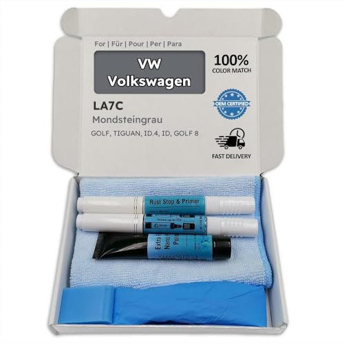 Genuine Colors Lackstift MONDSTEINGRAU LA7C für VW Volkswagen Grau GOLF TIGUAN ID.4 ID 8