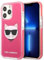 Karl Lagerfeld KLHCP13XTPECPI Hülle für iPhone 13 Pro Max 6,7 hardcase Fuchsie