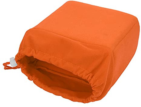 Akozon Sac D'insertion pour Appareil Photo, Sac étanche pour Appareil Photo, Sac D'insertion D'objectif D'Appareil Photo Reflex Numérique étanche, étui rembourré pour Appareil (Orange)