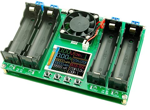 Display digitale Capacità della batteria Tester di resistenza interna Modulo di rilevamento dell'alimentazione della batteria al litio digitale 18650 Misuratore di test della batteria Doppia
