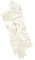 7STYLES® Women's Long Satin Evening Gloves Stretchy 1920s Opera Evening Party Long Mittens Sexy Dance Wedding Prom Gloves (Ivory)