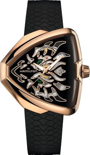 Hamilton Ventura Elvis 80 Skeleton H24525332 Automatikuhr für Herren, Armband