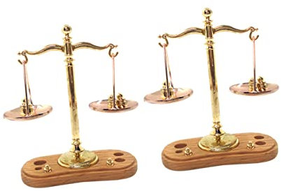 BESTonZON 2St Simulationsbilanz Miniaturdekoration Kinderanzüge Kinderspielzeug Autos Spielzeug Modelle Waage für Kinder maßstabsgetreues Spielzeug Balance schmücken Spielzeugzimmer