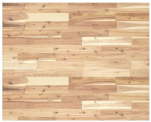 vidaXL Tischplatte Rechteckig 100x80x2 cm Massivholz Akazie