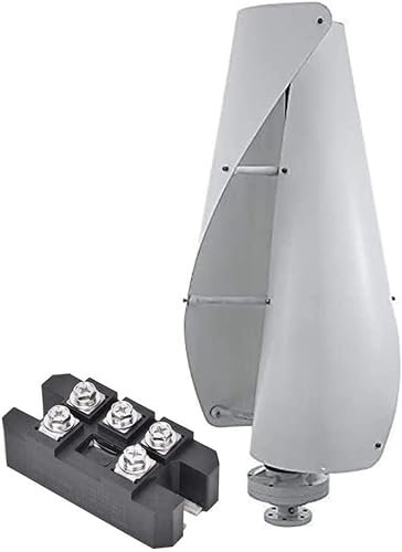 sjdoPulse Generador De Turbina Eólica En Espiral Vertical con Rectificador, Generador De Turbina Eólica con Eje De Levitación Magnética Helicoidal De 9000 W, 12 V/24 V/48 V (220 V)