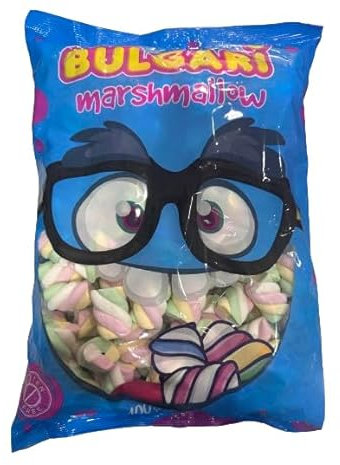 Marshmallow Treccia 4 Colori Senza Glutine (1 KG) Compleanni Battesimi Nascite Eventi