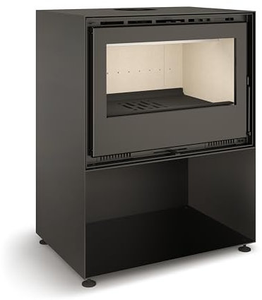 TJ - Stufa a legna con legna da ardere modello JUCAR 49 x 70 da 6,4 kW