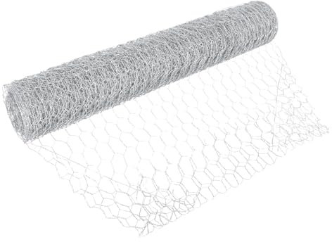 Parliky Drahtgeflecht Zum Basteln 1 Rolle Hühnerdrahtnetz Sechseckig Leicht Und Einfach Zu Schneiden Für Den Garten