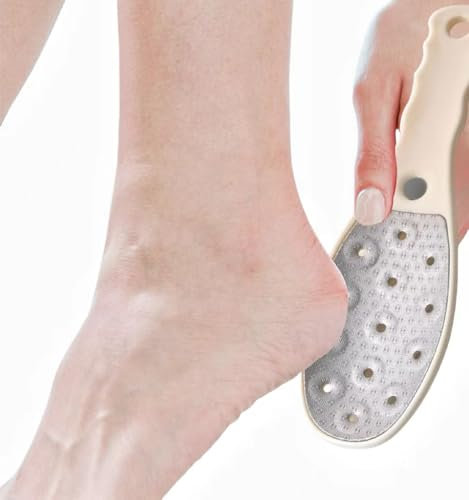 Lima de pies para eliminar callos para pies, herramienta para pies, mejor cuidado de los pies, pedicura, rascador de pies, se puede utilizar en pies mojados o secos, acero inoxidable