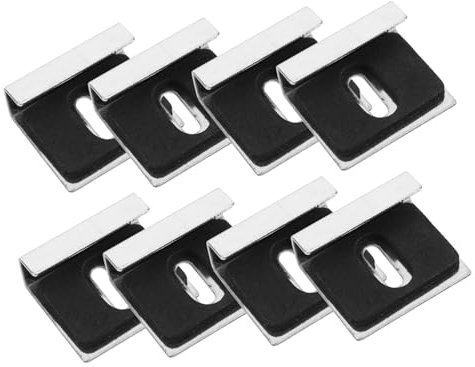 Angoily 8stücke Spiegelhalterung Clips Spiegel Aufhänger Halter Clips Wandmontage Spiegelbefestigung