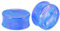 Homxi 2Stück 12mm Ear Plug,Piercing Tunnel Acryl 1/2 inch Ohr Plugs Rund Tunnels Set Blau