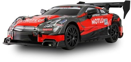 Amewi Drift Racing Car, RC ferngesteuert, mit Underbodenbeleuchtung, 20km/h 4WD 1:24 RTR rot/schwarz inkl. Fernsteuerung, Akku, Ladekabel, Zubehör