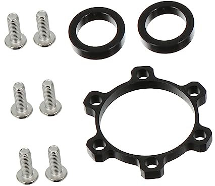 KOMBIUDA Mountain Bike Hub Umbausatz Fahrradnabenadapter Mit Schrauben Und Unterlegscheiben Für Vorder Hinterrad Passend Für Bremsbeläge Und Scheibenbremse