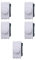 5x Dimmer, regolazione 100W-1000W, Moduli Bianchi, Compatibile Con Vimar Plana, frutti, interruttori, pulsanti, deviatori, dimmer, sensori, PIR, buzzer, Per Placche originali e compatibili