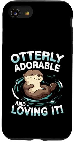 Otterly and loving it for a Otter Fan Case for iPhone SE (2020) / 7 / 8