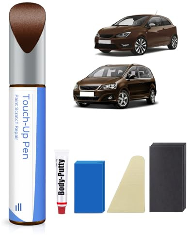 L27A Cup Copper Pearl Metallic Ausbesserungsfarbe Kit für SEAT Exakte Übereinstimmung – Ausbesserung von Kratzern und Abplatzungen