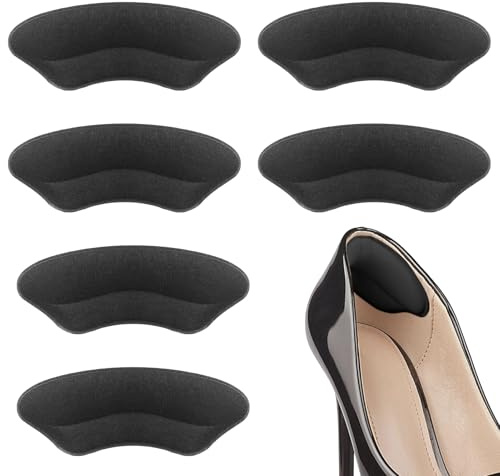 Cuscinetti Tallone, Protezioni per Tallone per Scarpe, Cuscinetti per Tallone con Inserti in Spugna, Protezioni Tallone Tagliabili per Tacchi alti, Scarpe Casual