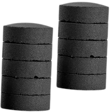 Milisten 1 Satz Holzkohle Tablets Für Grillen Camping Und Feuerstelle Natürliche Rauchfreie Kohletabletten Für BBQ Kochen Und Teezubereitung 10 Stück