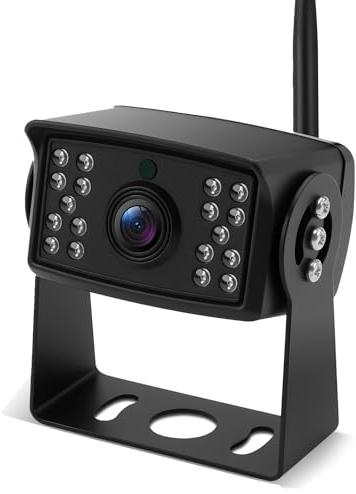 Avutrel AHD Netzwerkfähig APP Rückfahrkamera Mit 18 IR-LEDs für Nachtsicht Funktion, IP68 Wasserdicht Geeignet für Auto LKW Wohnmobil Traktor PKW Anhänger und Wohnwagen – Praktisches Zubehör