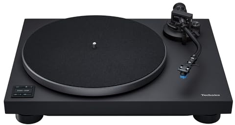 Technics Giradischi, giradischi HiFi di classe premium con motore Coreless Direct Drive e Bluetooth, riproduzione stabile, cartuccia di qualità audiofile e braccio di precisione, copertura antipolvere