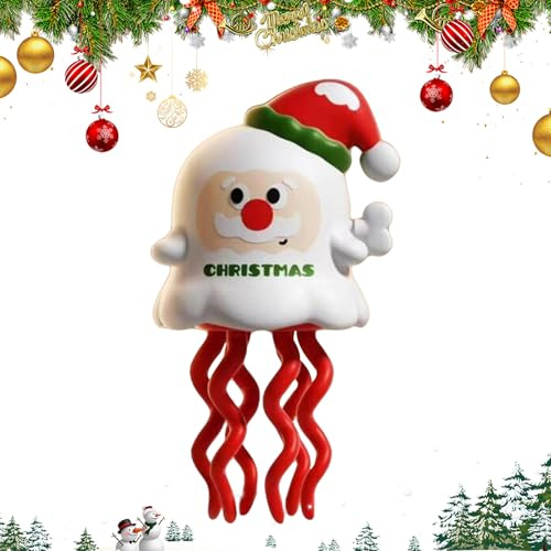 Generisch Tanzender Tintenfisch Spielzeug - Weihnachtsmotiv Bauchzeit-Spielzeug mit Aufziehmechanismus - Interaktives Aufzieh-Sensorik Lernspiel für Kleinkinder Mädchen Osterferien