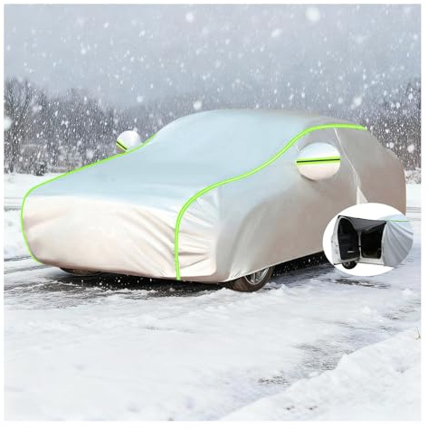 Auto Abdeckung Winter Für Smart Fortwo 450, Abdeckplane Wasserdicht,Auto Garage Plane,Atmungsaktiv, Regenfest Schneefest Sonnenfest-m57
