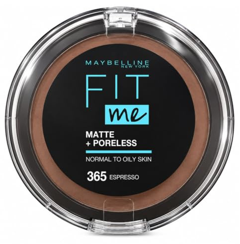 Maybelline New York – Puder Fit Me Matte and Poreless – 365 Espresso