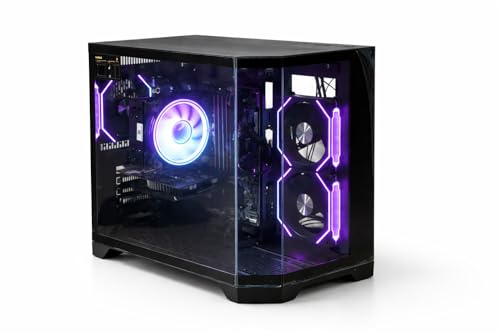 Intel Core i5-12400F Gaming PC Desktop – 16GB RAM – 1TB SSD + 1TB HDD – NVIDIA Dedicated Graphics Card – Windows 11 Ready – High Performance Gaming Computer (Dedicated, Nvidia RTX 3050)