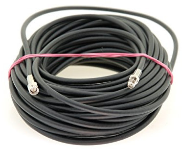 Alda PQ Câble d'extension d'antenne 15m, RG58 pour SMA/M á SMA/F