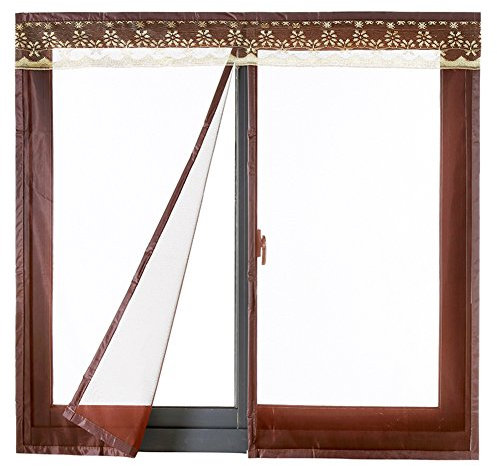 Icegrey, zanzariera per portafinestra, magnetica, tenda per porta del balcone, in 34 dimensioni, adatta per porte fino a 200 x 200 cm, ICG-80651-1-5-(100x150cm)