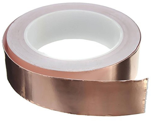 Demarkt EMI Tape Folie Klebeband Klebeband Selbstklebend Abschirmband Kupferfolie Kupferband Schneckenschutz für Gitarren und EMV/EMI Abschirmung (20mm*20m)