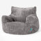 Lounge Pug Kindersessel Sitzsäck 3-8 Jahren, Graphitgrau Cordstoff, Kinder Sitzsack-Sessel für Jungen & Mädchen, Kinderstuhl